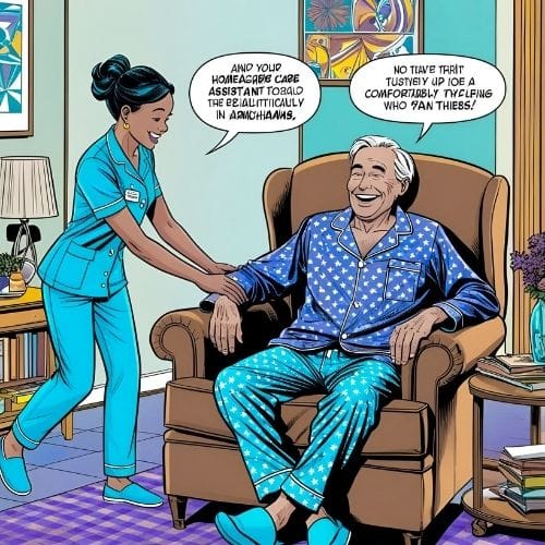 Housebound meaning: you may get a homecare assistant if you meet the criteria